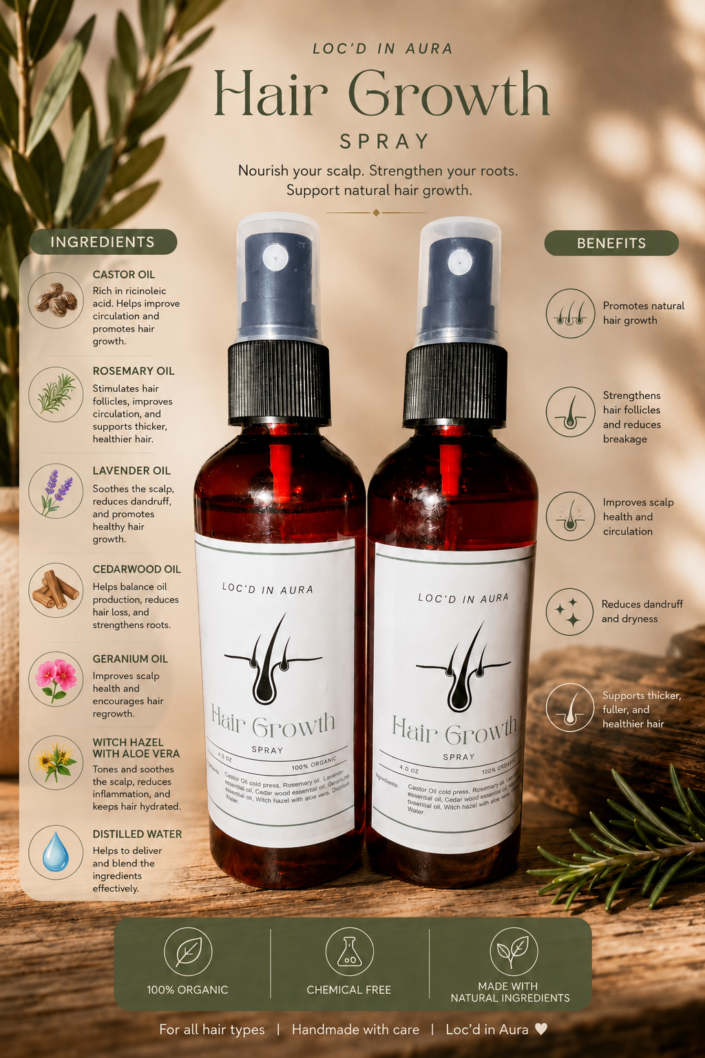 Hair Growth Spray 4oz